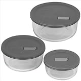 Pyrex No Leak Lids 6 Piece Storage Set