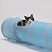 Kitty Crinkle Tunnel (baby blue)