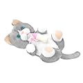 AniMagic My Newborn Kitten Clover Grey and White