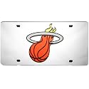 Miami Heat Silver Mirrored License Plate
