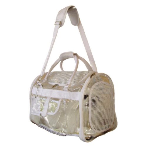 Prefer Pets 688WH White Transparent Carrier