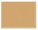 Board Dudes 18"x24" Oak Style Frame Cork Board (16162UA-1)