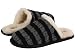UGG Australia Women's Sweater Knit Scuffette Slippers Black/Grey Size 5