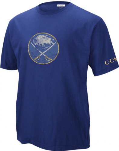 Buy Buffalo Sabres -Blue- Vintage Logo Soda Rubber Shirt