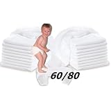 Mullwindeln wei� 60/80 - 20er Pack - Stoffwindeln /Spuckt�cher kochfest mit Siegelvon "Babymajawelt"