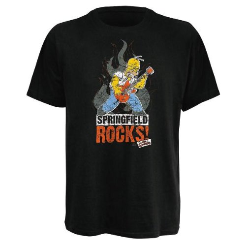 Universal Music Shirts Simpsons,The - Springfield Rocks 8310829 Unisex - Erwachsene Shirts Preisvergleich