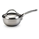 Bonjour Stainless Steel Clad 1.4 Quart Covered Saucier Pan