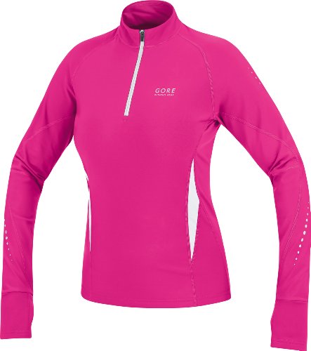 GORE RUNNING WEAR Damen THERMO Shirt MYTHOS, fuchsia/white, 36 Preisvergleich