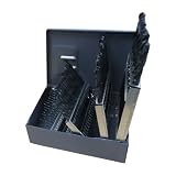 Gyros 45-32060 Premium (Made in USA) Industrial Grade High Speed Steel Black Oxide Drill Bit Set (60