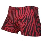 Gemgear Red Zebra Volleyball Spandex Shorts