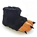 Childrens/Kids Plush Monster Paw Novelty Slippers