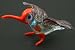 Glass Blown Art Figurine Murano Style Animal Hummingbird # 4473