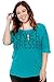 Womens Over Dressed Plus Size Graphic Tee