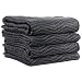 Moving Blanket (4-pack) 72 X 80Supreme Mover (90 Lbs/doz, Black/white)