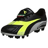  : Diadora Little Kid/Big Kid Maximus II RTX 14 Jr Soccer Cleat,Black/Yellow,1.5 M Little Kid
