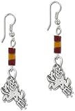 Arizona State Sun Devils Wood Bead Earrings