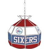 NBA1600-PH - Philadelphia 76ers NBA 16 inch Tiffany Style Lamp