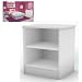 South Shore Libra Collection Night Stand, White