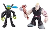 Teenage Mutant Ninja Turtles The Movie Mini Mutants 2 Pack - Leonardo and Hun