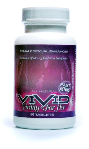 Herbal Vivid Video Natural Female Enhancement Intensifier - 60 Count Bottle