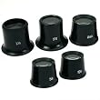 Set Of 5 Round Eye Loupes Tattoo Machine Supplies Flash