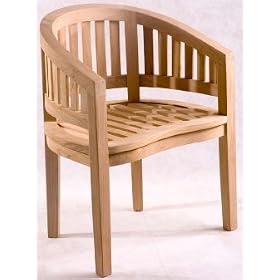 Teak Patio Deck Lawn Banana Chair by Furniture