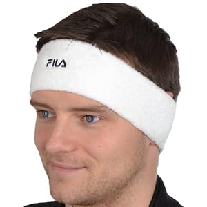 Fila Unisex Tennis Basketball Headband Sweatband - White - AX00194100 - NS