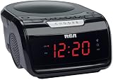 RCA RP5605 AM/FM CD Clock Radio with Large LED Display