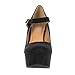 Delicious KAYLA Basic Platform Wedge Heel Mary Jane Pump