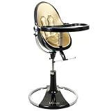 Bloom Fresco Loft High Chair - Black / Solar Gold