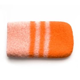 Flip Video Wool Pouch (Orange)
