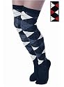 Argyle Over the Knee Socks by Foot Traffic