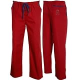 MLB Los Angeles Angels of Anaheim Red Scrub Pants (Large)