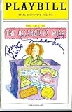 Michele Lee & Tony Roberts autographed Playbill Program The Tale of the Allergists Wife Broadway Sho