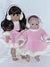 Doll Clothes Matching Pink Ice Skating Dress - Fits American Girl 18