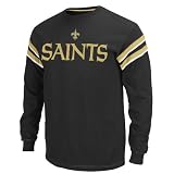 NFL New Orleans Saints End Of Line II Adult Long Sleeved Crew Neck Tee