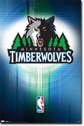 Minnesota Timberwolves Poster Team Logo Nba 1162