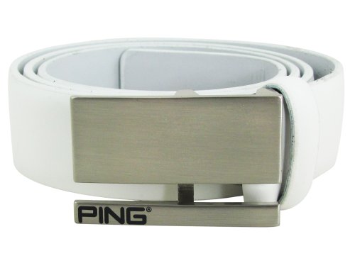 Ping Golf Plate Buckle Leather Belt