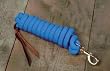 Hamilton 10' x 5/8" Braided Cowboy Poly Lead, Blue