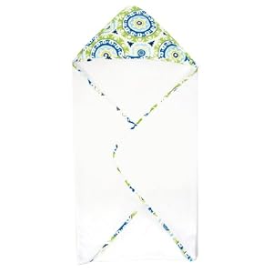 Trend Lab Waverly Solar Flair Hooded Towel, Blue/Green