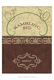 Rambling Red (Pp) - Chariklia Zarris Art Print Poster 13 x 19