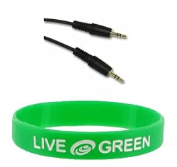 Non-OEM 2ft 3.5mm Male to Male Auxiliary Cable Compatible with Amazon Kindle 2 eBook / Book Reader