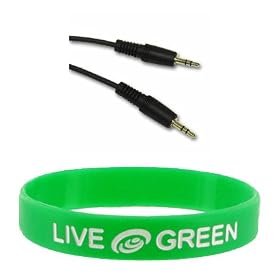 Non-OEM 2ft 3.5mm Male to Male Auxiliary Cable Compatible with Amazon Kindle 2 eBook / Book Reader