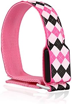HOUZON® Running Light -Reflective LED Wrist Band -Safety for Walking, Jogging &amp; Cycling Gear - 3 Modes -On, Slow, &amp; Fast Blinking -High Visibility -Batteries Included Pink
