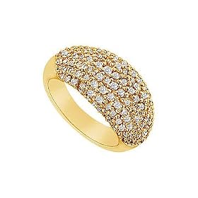 Diamond Ring : 14K Yellow Gold - 1.75 CT Diamonds
