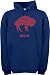 Buffalo Bills -Blue- Classic NFL Throwback Logo Hooded Sweatshirt - Large
