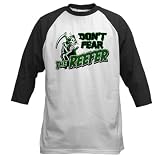 Artsmith, Inc. Baseball Jersey Marijuana Don't Fear The Reefer Grim Reaper - Black/White, Medium