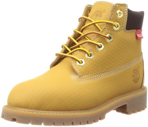 Timberland 6-Inch Premium Scuff Rebar Boot (Toddler/Little Kid/Big Kid),Wheat,3.5 M US Big Kid