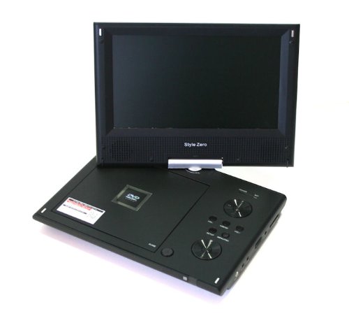 AiVN　9インチTFT液晶DVDプレーヤー　ブラック×シルバー　RV900-BKSV