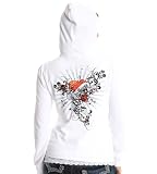 G by GUESS Deeana Trend Hoodie, WHITE (L)